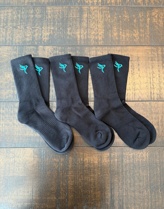 Chaussettes noires Hirondelles